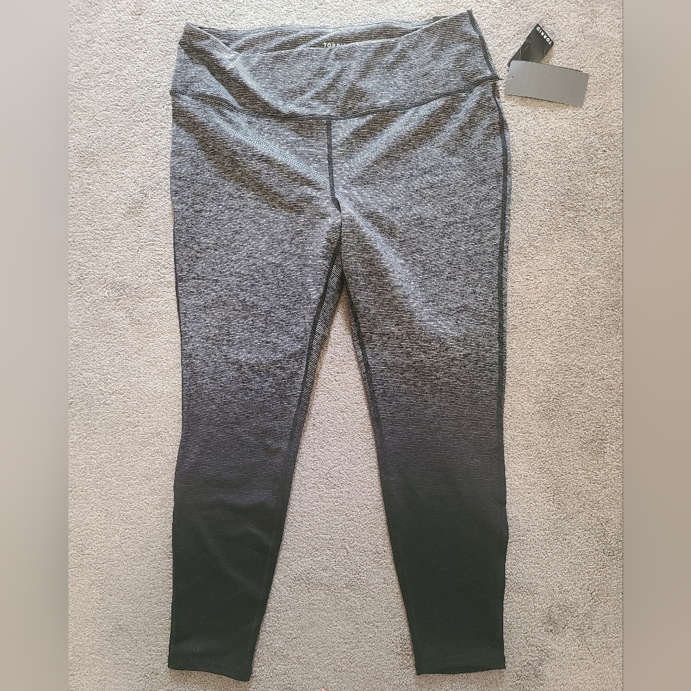 Torrid Active Gray & Black Ombre Legging